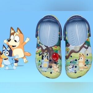 Crocs Toddler Bluey Classic Clogs, Multi, C8